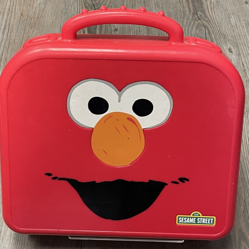 Elmo ABC Carrying Case, Red, Size: Pre-owned