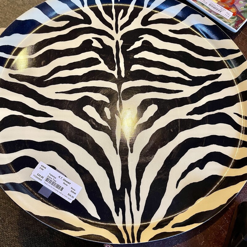 Zebra Tray, None, Size: 21inch
