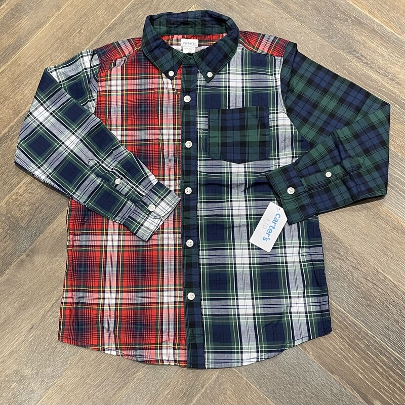 Carters Shirt, Multi, Size: 10Y
NEW!