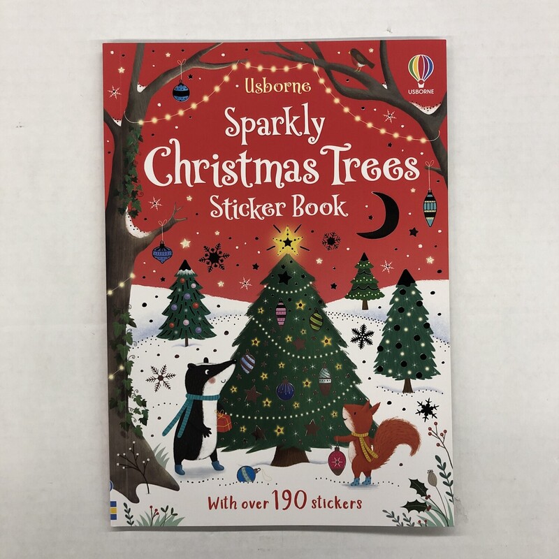 Sparkly Christmas Tree, Size: Sticker, Item: NEW