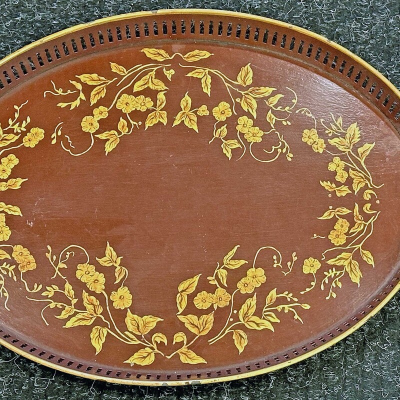 Handpainted 1961 Tray
17 In x 13 In