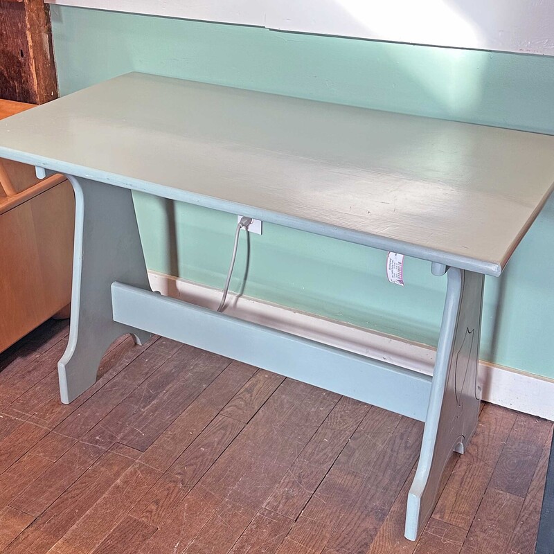 Blue Trestle Dining Table