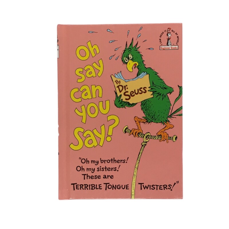 Oh Say Can You Say?, Book

Located at Pipsqueak Resale Boutique inside the Vancouver Mall or online at:

#resalerocks #pipsqueakresale #vancouverwa #portland #reusereducerecycle #fashiononabudget #chooseused #consignment #savemoney #shoplocal #weship #keepusopen #shoplocalonline #resale #resaleboutique #mommyandme #minime #fashion #reseller

All items are photographed prior to being steamed. Cross posted, items are located at #PipsqueakResaleBoutique, payments accepted: cash, paypal & credit cards. Any flaws will be described in the comments. More pictures available with link above. Local pick up available at the #VancouverMall, tax will be added (not included in price), shipping available (not included in price, *Clothing, shoes, books & DVDs for $6.99; please contact regarding shipment of toys or other larger items), item can be placed on hold with communication, message with any questions. Join Pipsqueak Resale - Online to see all the new items! Follow us on IG @pipsqueakresale & Thanks for looking! Due to the nature of consignment, any known flaws will be described; ALL SHIPPED SALES ARE FINAL. All items are currently located inside Pipsqueak Resale Boutique as a store front items purchased on location before items are prepared for shipment will be refunded.
