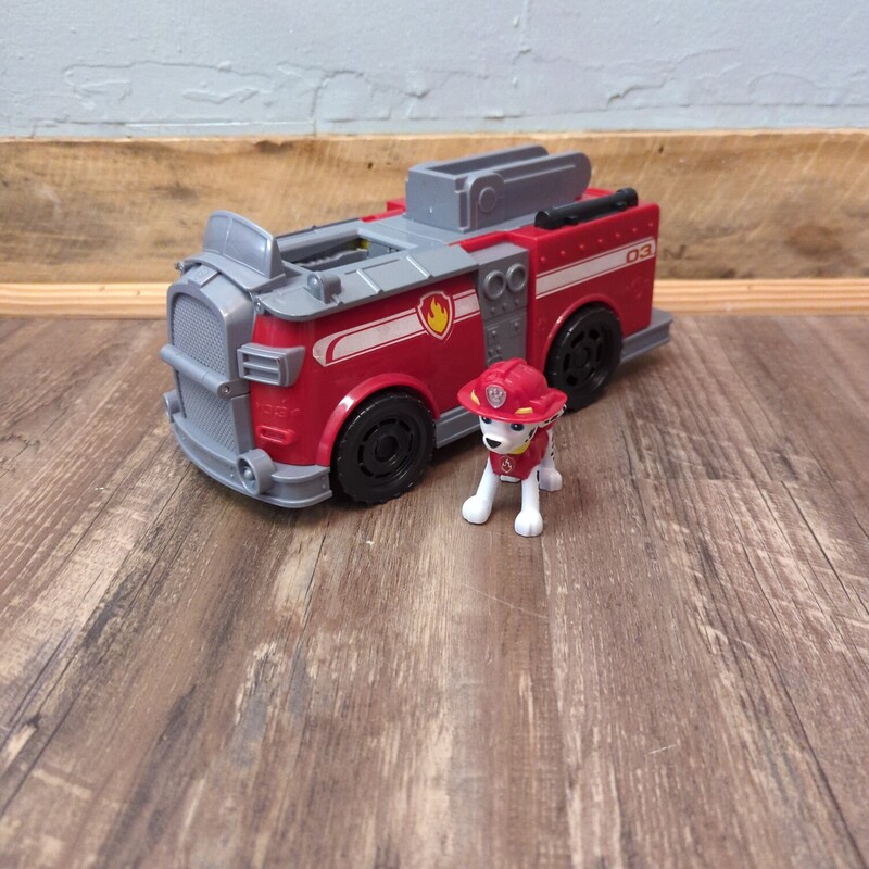 Paw Patrol Marshall Trans, Red, Size: Paw Patrol<br />
<br />
ASIS : see photos for pieces included