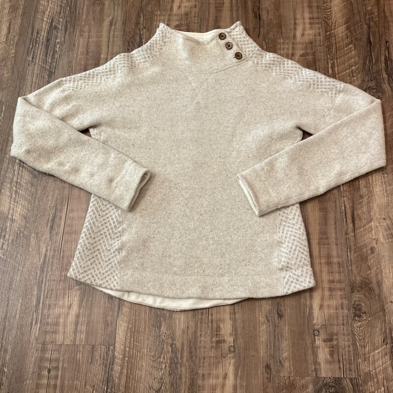 Marmot Wool Look Sweater, Beige, Size: Adult S
