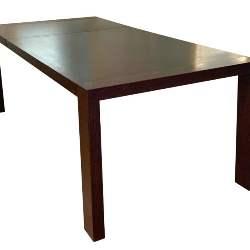 Calligrais Dining Table
Dark Brown Wood Built In Leaf
Extended Size: 90x40x30
Without Leaf Size 63x40x30H