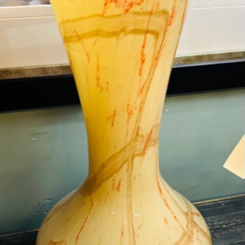 Flared Speckled Glass Vas