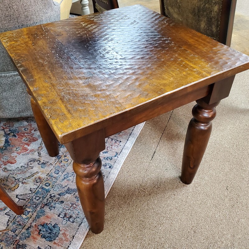 Rustic End Table