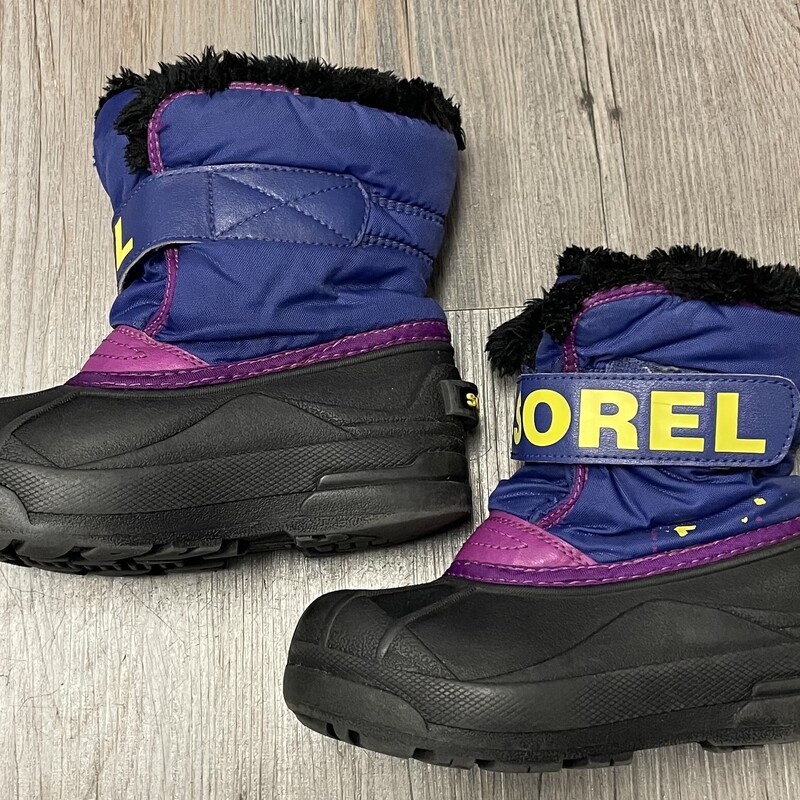 Sorel Winter Boots, Purple, Size: 11Y