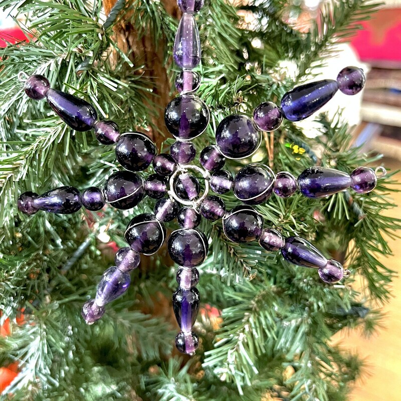 Ornament Purple Glass