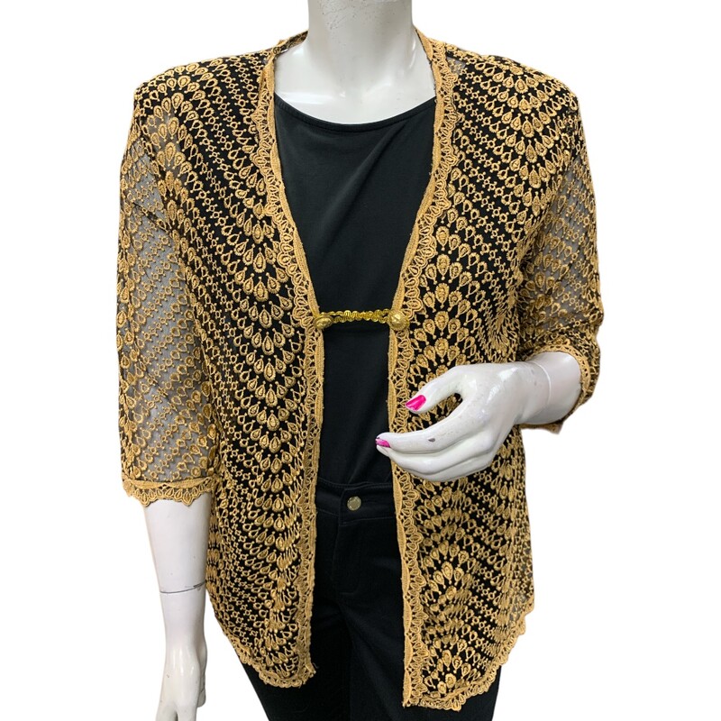 Modera-Woman, Gold/blk, Size: 2X