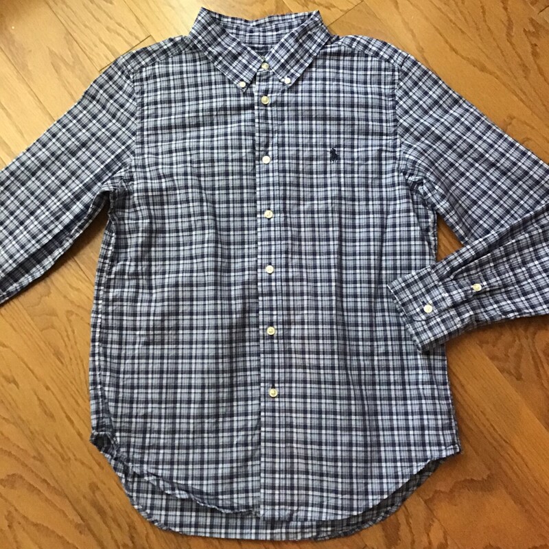 Ralph Lauren Shirt, Blue, Size: 14-16

FOR SHIPPING: PLEASE ALLOW AT LEAST 1 WEEK

FOR IN STORE PICK UP: PLEASE ALLOW 2 BUSINESS DAYS TO FIND AND GATHER YOUR ITEMS.

THANK YOU FOR SHOPPING SMALL! ALL SALES ARE FINAL.