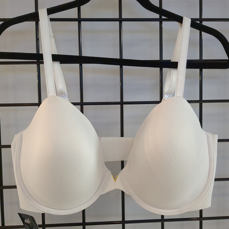 Victoria Secret Bra, White, Size: 36DDD