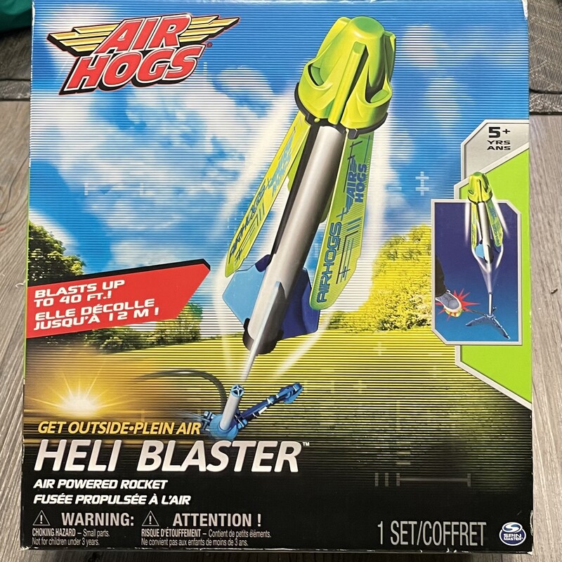 Air Hogs Heli Blaster, Multi, Size: NEW