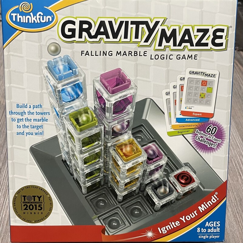 Thinkfun Gravity Maze, Multi, Size: 8Y+
Complete