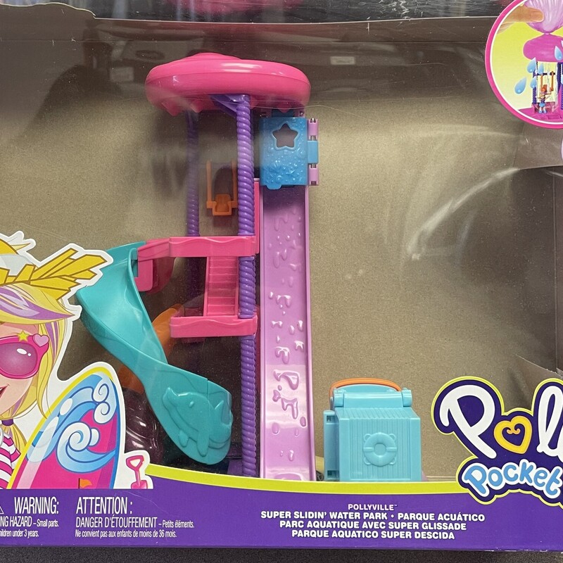 Polly Pocket Water Park, Multi, Size: 4Y+
Damaged Box
