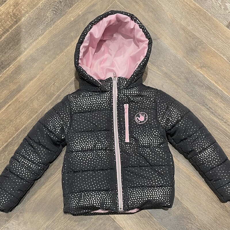 Body Glove Puffer Jacket, Charcoal, Size: 5Y