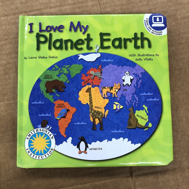 I Love My Planet Earth, Size: Board, Item: Book