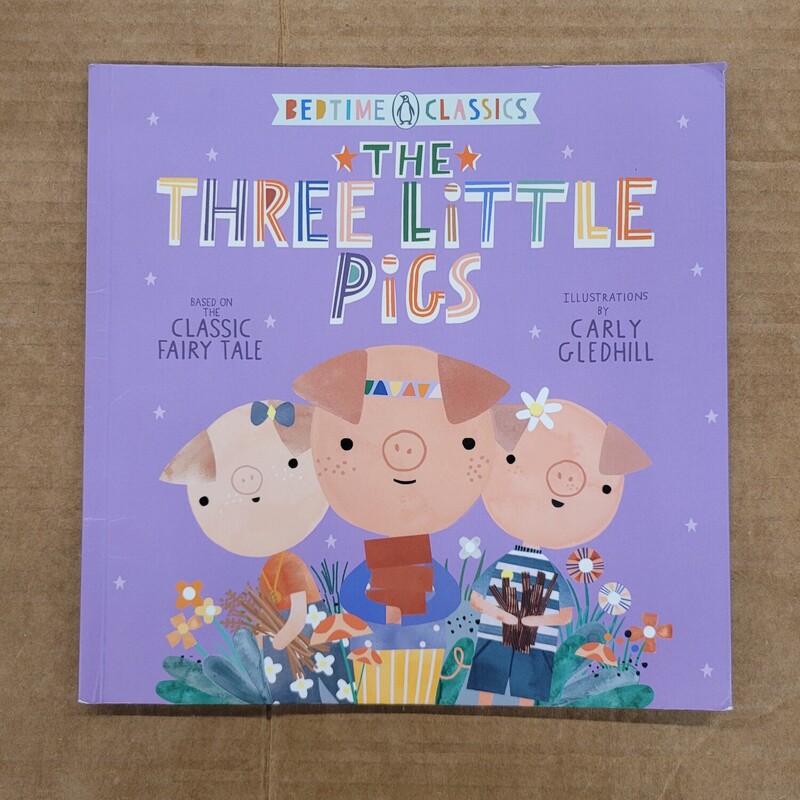 Three Little Pigs, Size: Back, Item: Paper