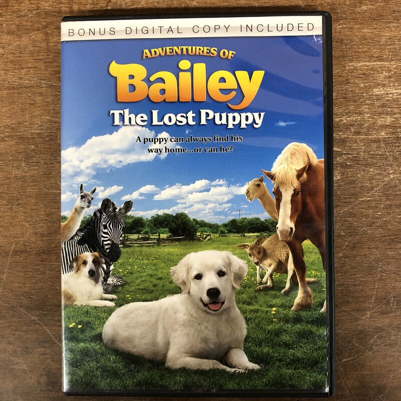 Bailey The Lost Puppy, Size: DVD, Item: GUC