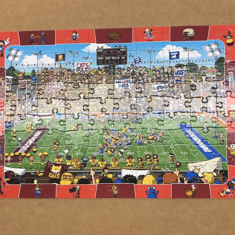 Football Puzzle, Size: Puzzle, Item: Complete