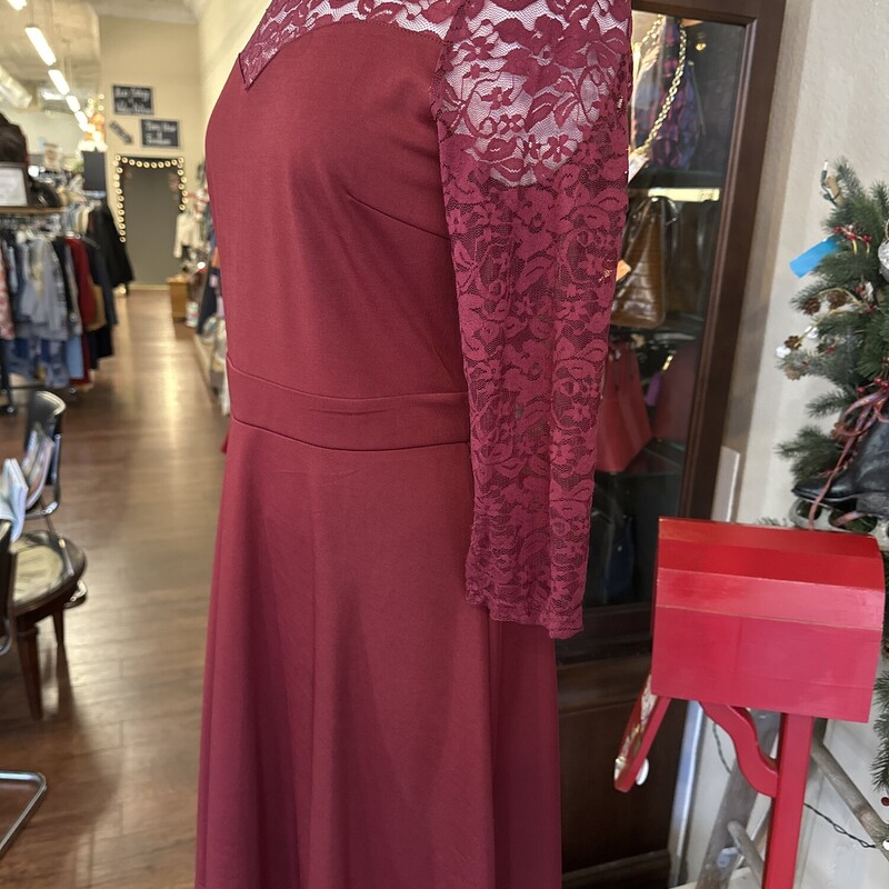 VeryAnns DressLace Sleeve, Maroon, Size: L
All Sale Final
Shipping Is Available
Pick up In store within 7 days of purchase
