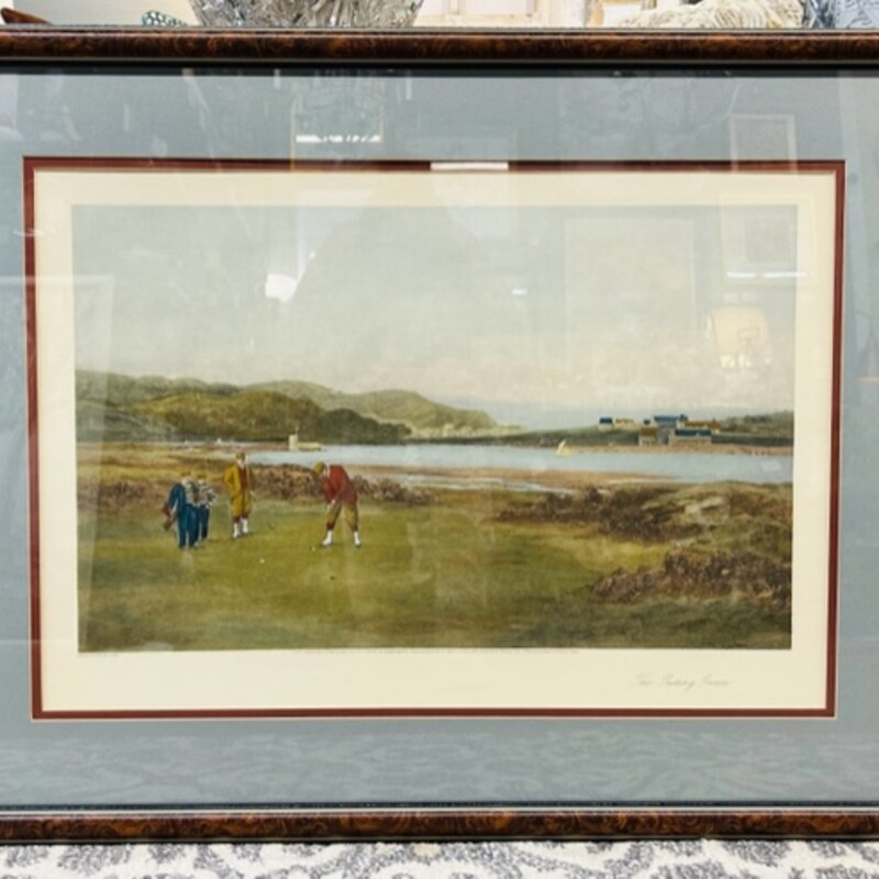 The Putting Green Print
Green Blue Brown Red Size: 34 x 26H