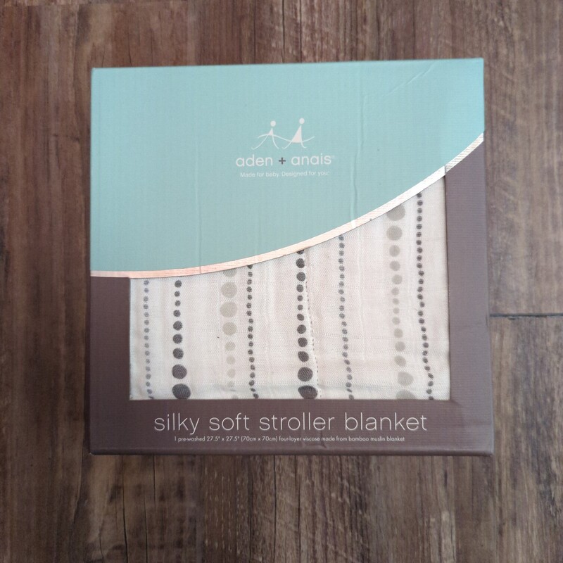 Aden Anais Silky Soft Bla, Gray, Size: Strollers
Stroller Blanket