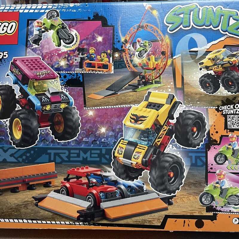 Lego City Stuntz 60295, Grey, Size: 6Y+
NEW!