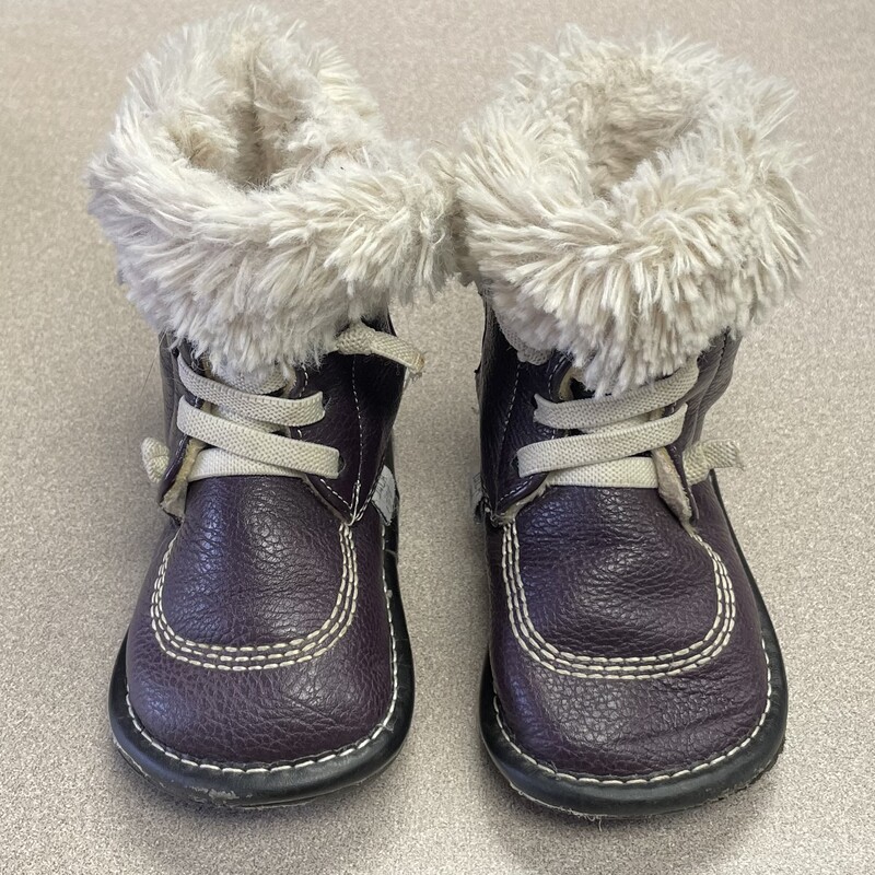 Jack & Lily Boots, Purple, Size: 12-18M
