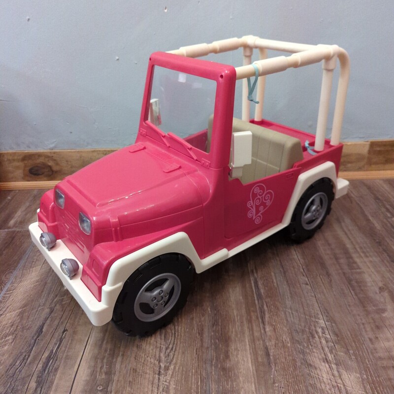Our Generation Jeep, Pink, Size: 18in Doll