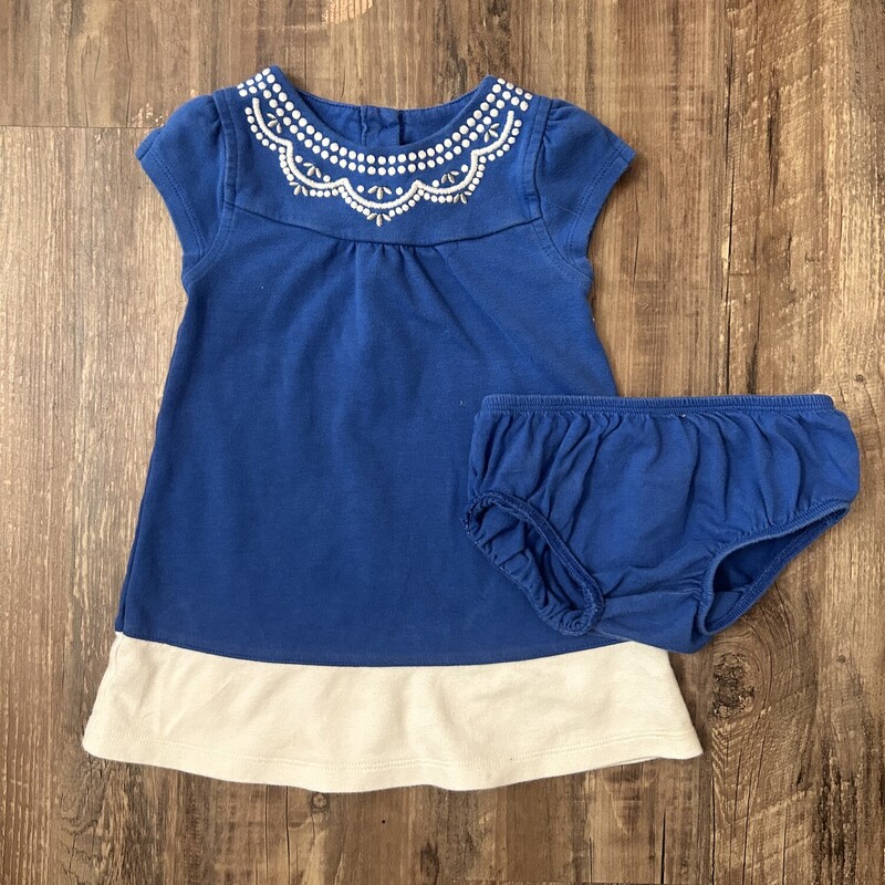 Gymboree 2pc Dress, Blue, Size: Baby 12-18
