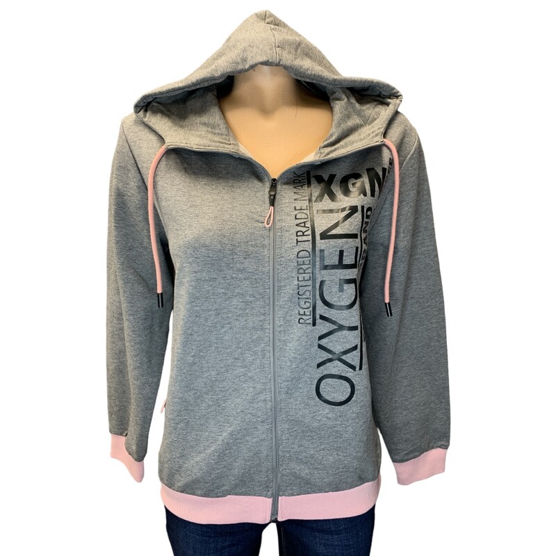 OxygenActive1993 Sweater, Grey, Size: M