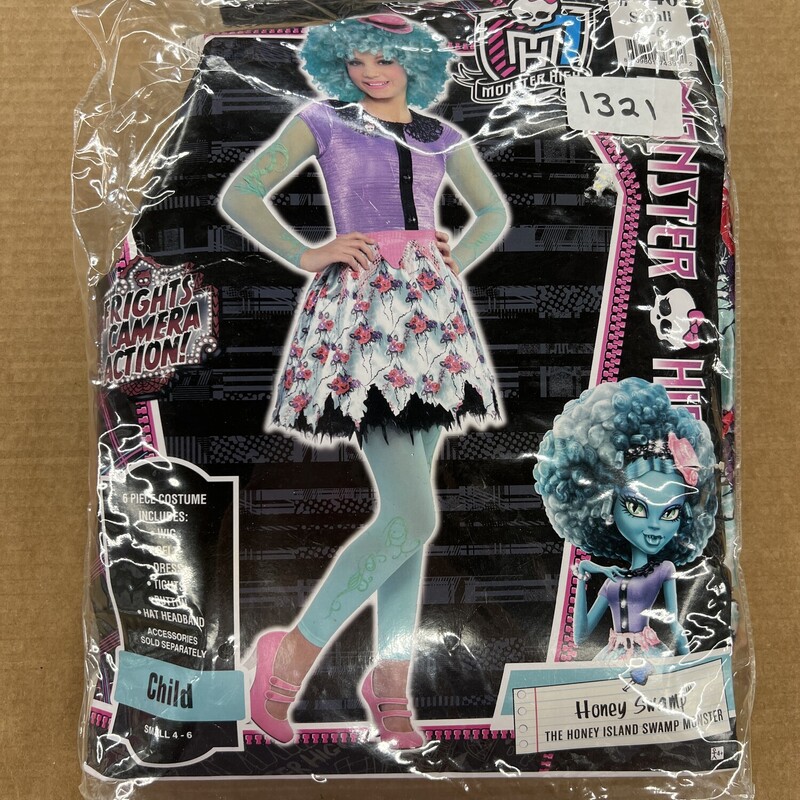 Monster High, Size: 4-6, Item: Costume