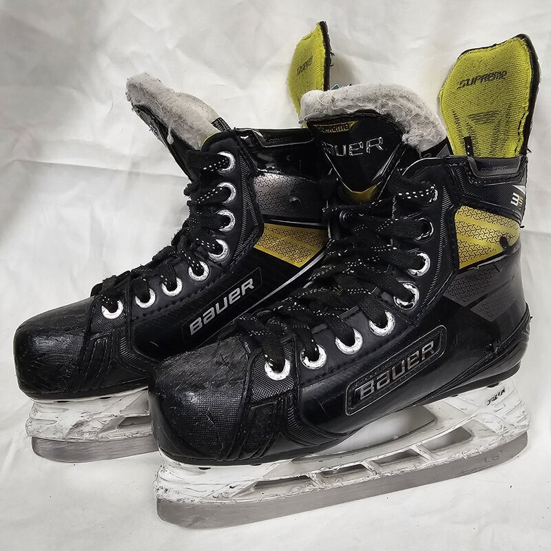 Bauer Supreme 3S Pro Hockey Skates, Size: Y13, Pre-owned, MSRP $199.99