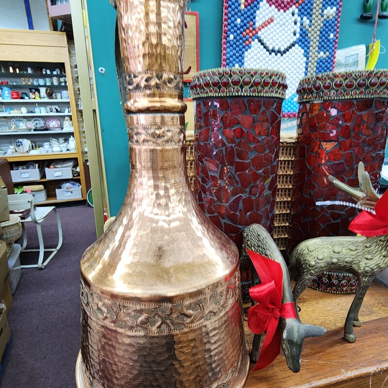 Copenhagen Jug/Vase, Copper, Size: 12