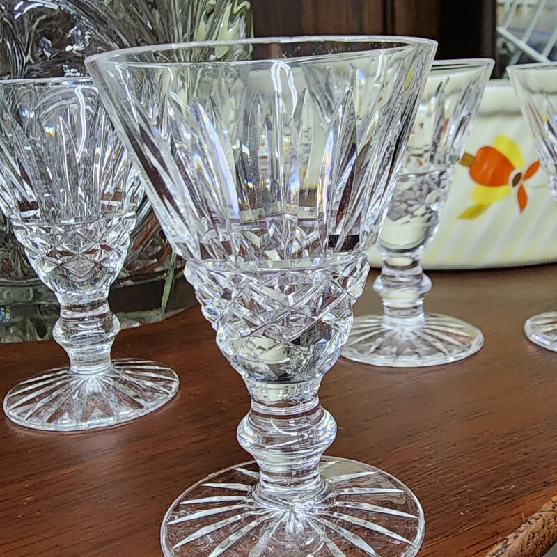 Waterford Glasses, Crystal, Size: 4 Cordial
