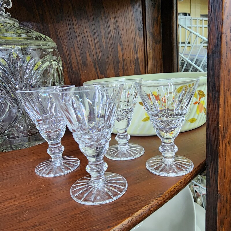 Waterford Glasses, Crystal, Size: 4 Cordial