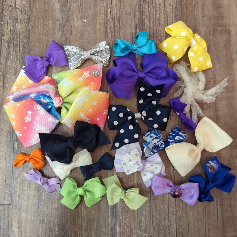 Mixed Bag Ribbon Bows, Multi, Size: Accessorie