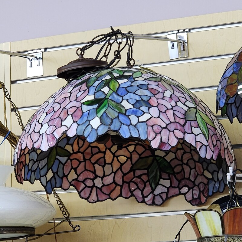 Tiffany Style Lamp, Mixed Colors, Size: Hanging