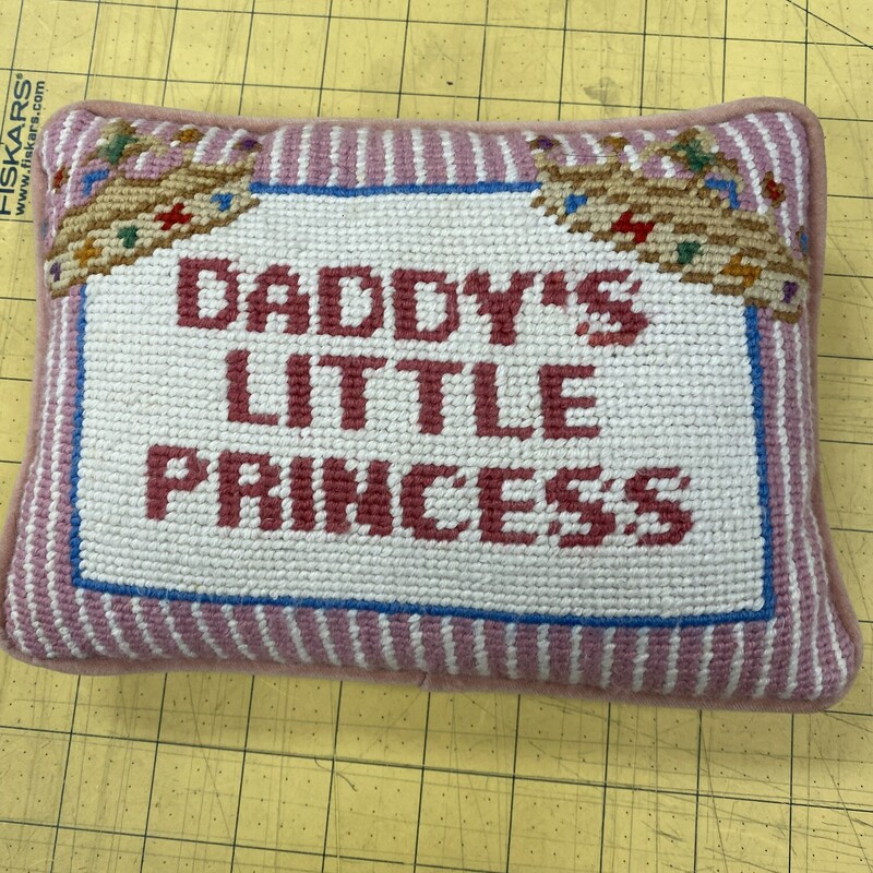 Needlepoint Daddys Little