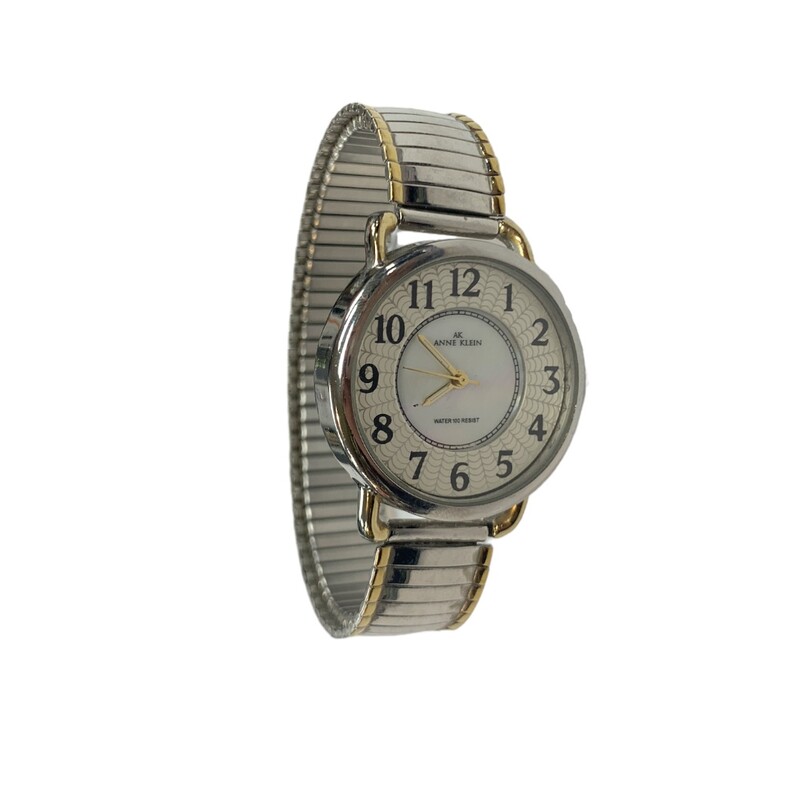 Ann Klein Watch, Silver, Size: None