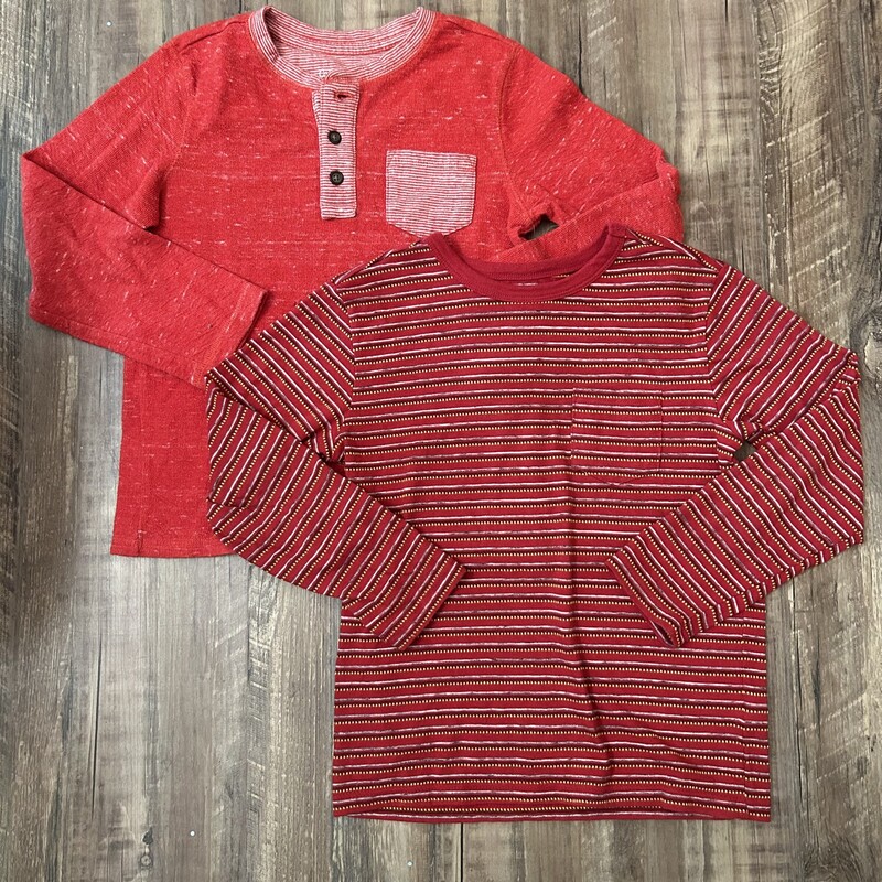 Cat & Jack S/2 Kint Tops, Red, Size: Youth M