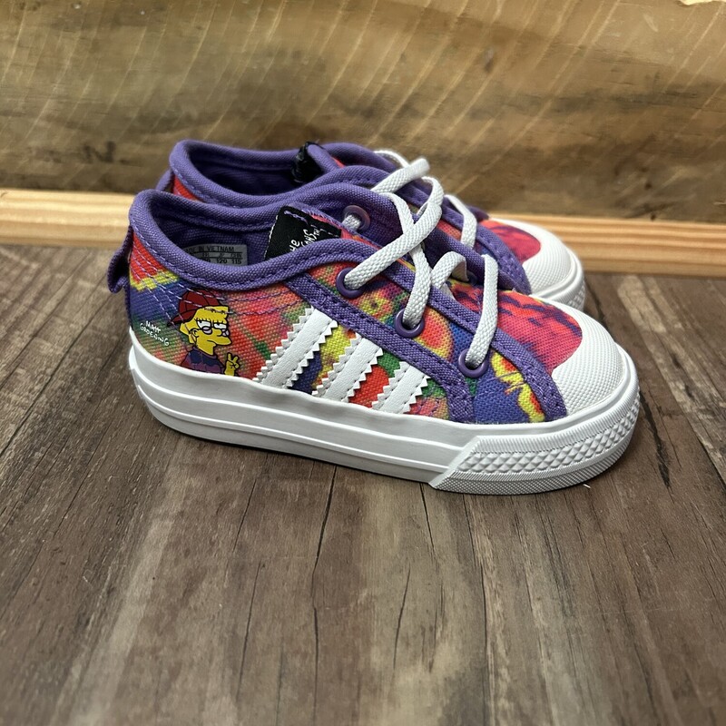 Adidas Simpsons Toddler, Purple, Size: Shoes 5