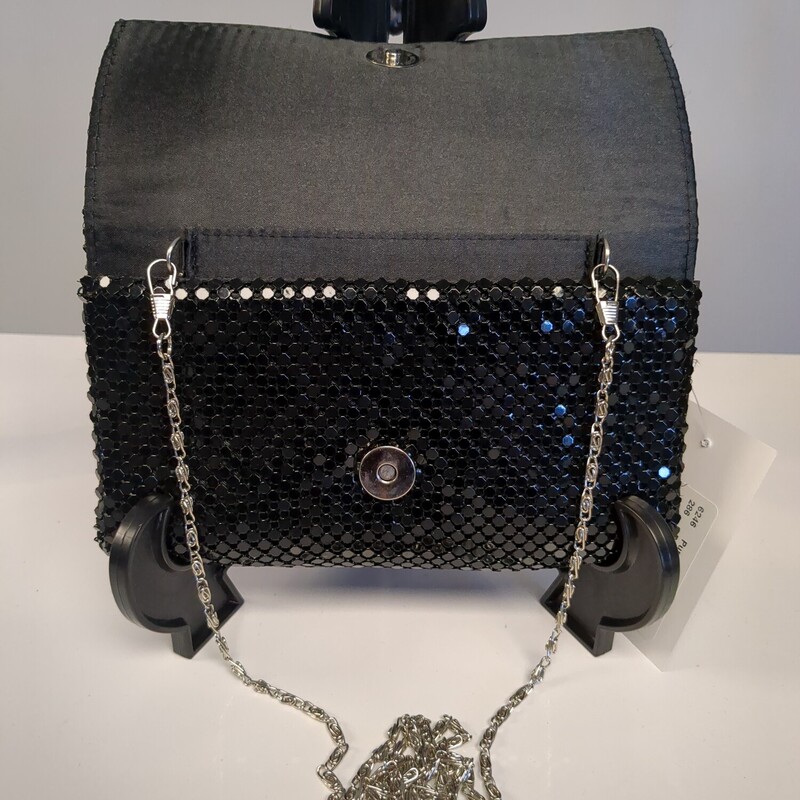 Bling Purse, Black, Size: Os