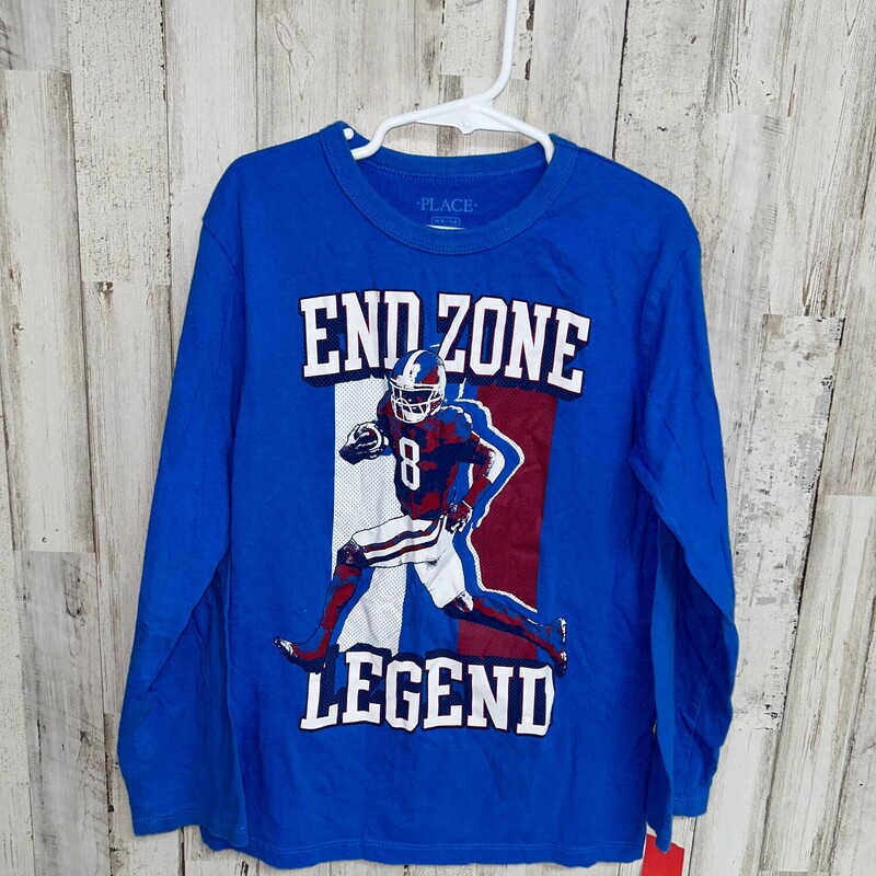 7/8 Blue End Zone Tee
