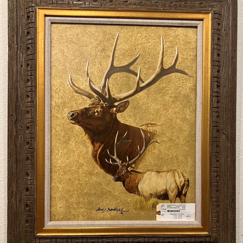 Don Rodell Wapiti / Elk, Original, D. Rodell
28in x 34in