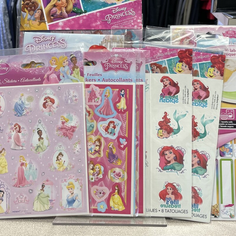 Assorted Stickers, Multi, Size: 10 Pack
Princess and Pirates