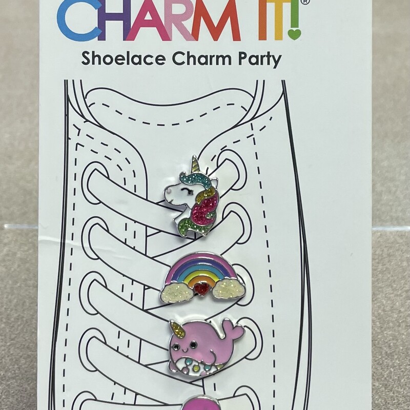 Charm It ! Shoelace Charm, Multi, Size: NEW!