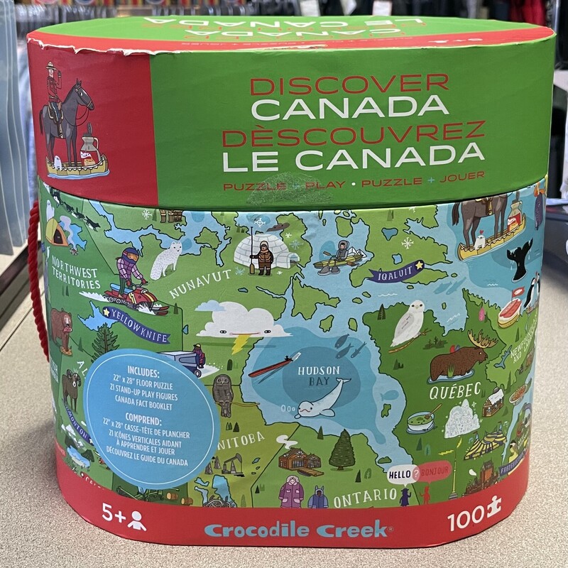 Discovery Canada Puzzle, Red, Size: 100pcs
Puzzle Complete
Missing 3 Stands